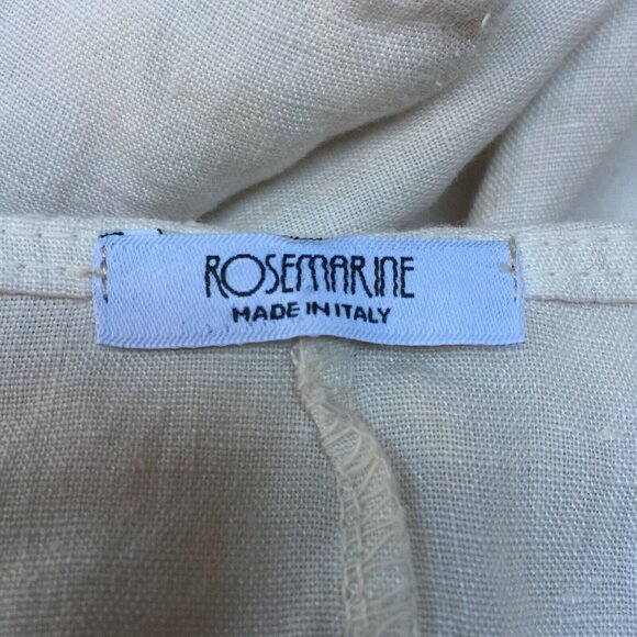 Rosemarine Made in Italy Womens Scoop Neck Short Sleeve Midi Dress Cutout Hem - Picture 3 of 9